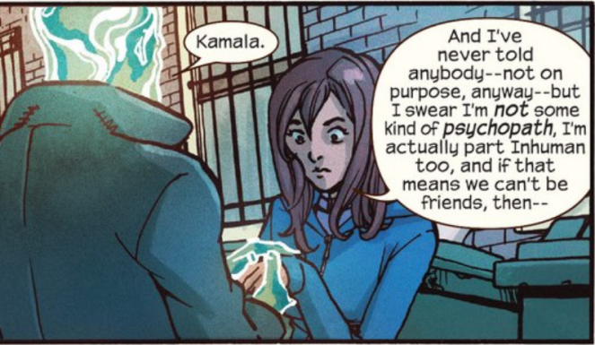 Ms. Marvel #13 Kamala and Kamran